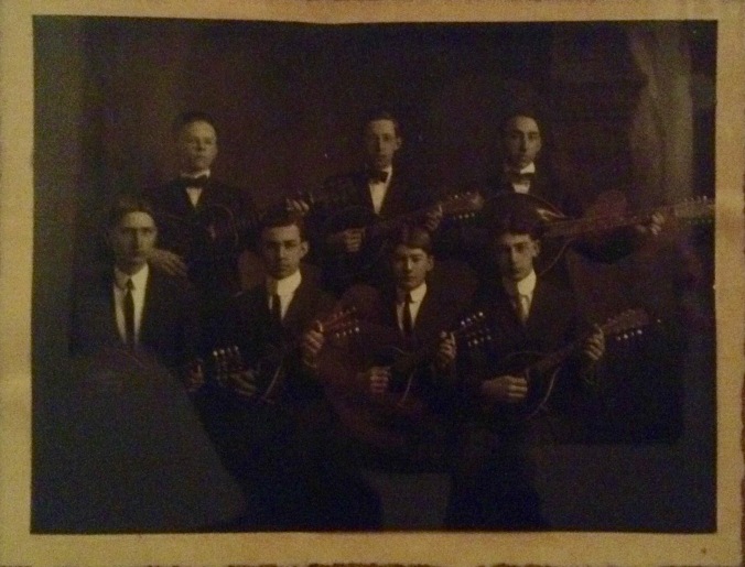 The Butler Mandolin Club. From the Bates County Museum Collection.